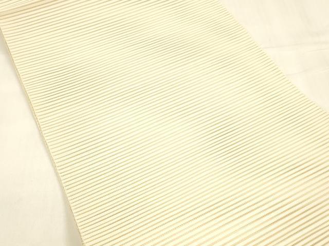平和屋着物＊夏物　絽綴れ　八寸名古屋帯　肌色　正絹　逸品　DABA0477cm 平和屋着物＊夏物 絽綴れ 八寸名古屋帯 肌色 正絹 逸品 DABA0477cmの