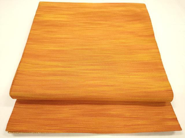 平和屋着物●爪掻き本綴れ　八寸名古屋帯　霞文　正絹　逸品　DABA0541cm