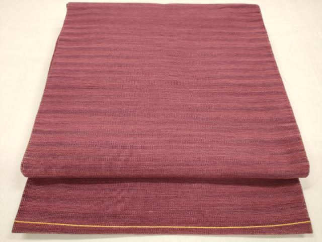 平和屋着物●爪掻本綴作家　伊達静　八寸名古屋帯　霞文　正絹　逸品　DABA0563cm