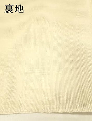 平和屋着物＊夏物　六通柄　本袋帯　籬草花文　金糸　正絹　逸品　DABA0705cm_5