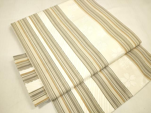 平和屋着物＊夏物　博多織　つけ帯　舞桜間道　DABA0897cm_1