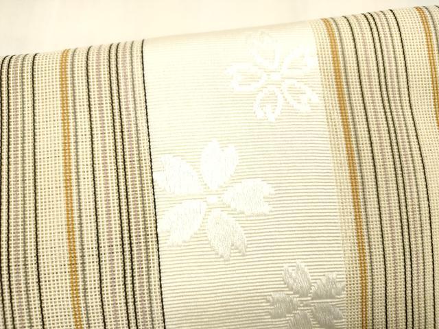 平和屋着物＊夏物　博多織　つけ帯　舞桜間道　DABA0897cm_3