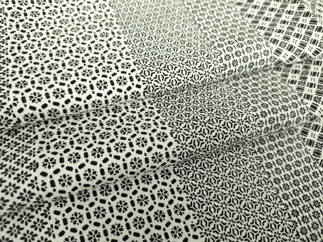 平和屋着物●上質な小紋　花間道　正絹　逸品　未使用　DABA1095ps