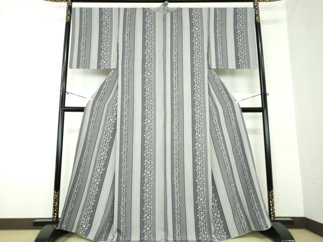 平和屋着物●上質な小紋　舞桜間道　正絹　逸品　DABA1099ps