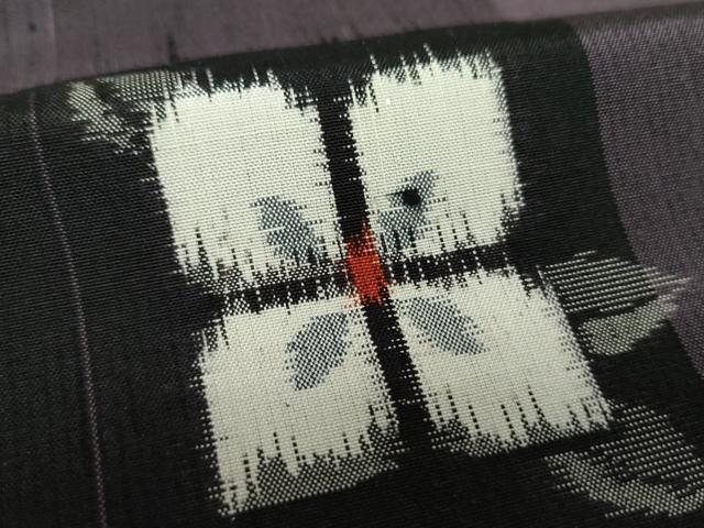 平和屋着物●伝統工芸士　池田光正作　紬　華幻影　証紙付き　正絹　逸品　未使用　DABA1109ps