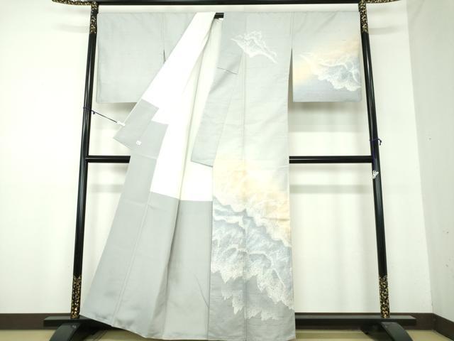 平和屋着物○石川県指定無形文化財 牛首紬 白山工房 手織り 訪問