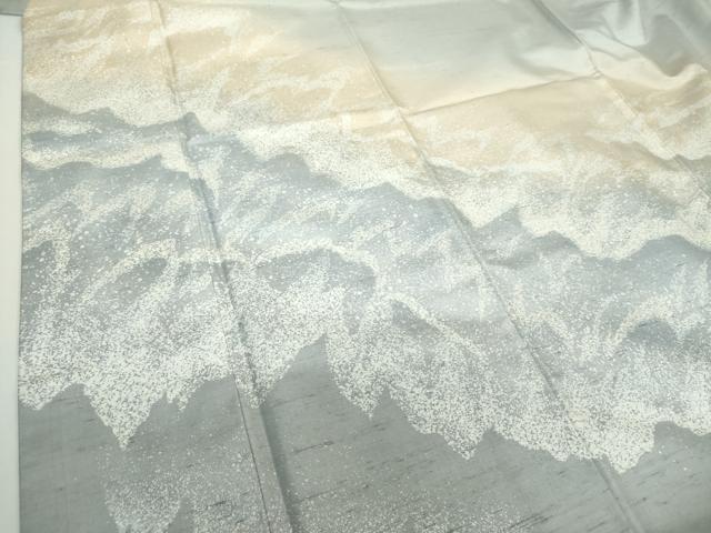 平和屋着物○石川県指定無形文化財 牛首紬 白山工房 手織り 訪問