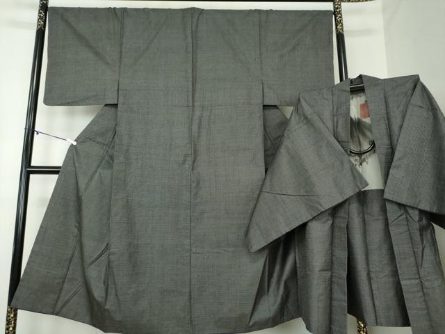 平和屋着物●男性　本場大島紬　アンサンブル　100亀甲　総詰め　正絹　逸品　DABA1141ps