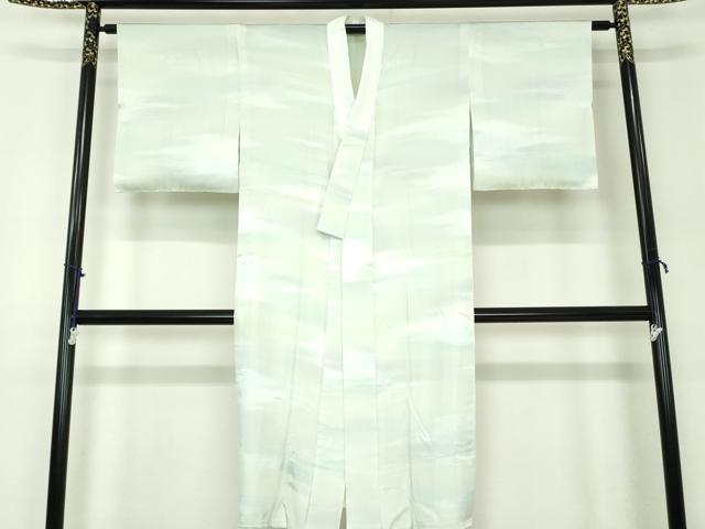 平和屋着物●上質な長襦袢　無双仕立て　霞地紋　暈し染め　伊勢丹扱い　正絹　逸品　未使用　DABA1428ps