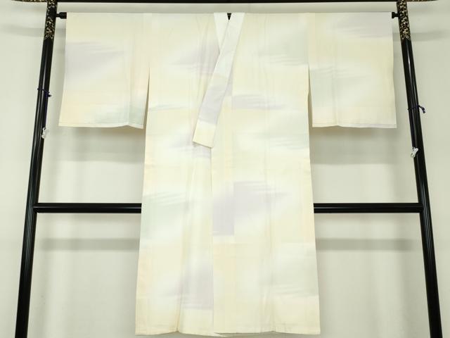 平和屋着物●上質な長襦袢　袷　霞文　暈し染め　正絹　逸品　DABA1434ps