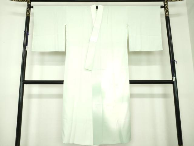 平和屋着物●上質な長襦袢　袷　手描き　休み鳥　枝梅　暈し染め　正絹　逸品　DABA1436ps