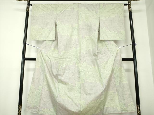 平和屋着物●本場大島紬　花尽くし　正絹　逸品　DABA1462ps