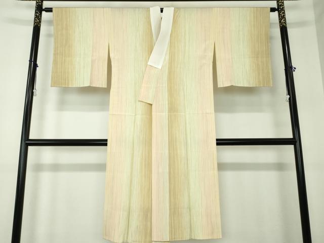 平和屋着物●上質な長襦袢　無双仕立て　霞文　暈し染め　正絹　逸品　未使用　DABA1602ps