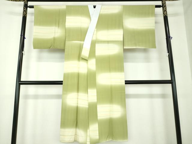 平和屋着物●上質な長襦袢　袷　霞文　暈し染め　正絹　逸品　DABA1607ps