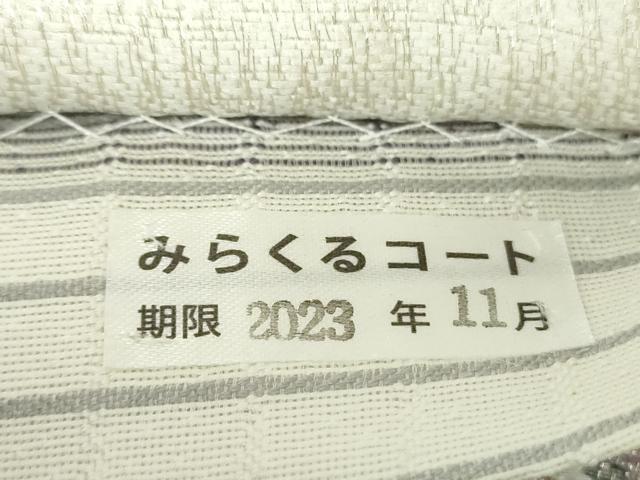 平和屋着物●両面　六通柄袋帯　唐織　網目花文　金銀糸　正絹　逸品　未使用　DABA1652ps
