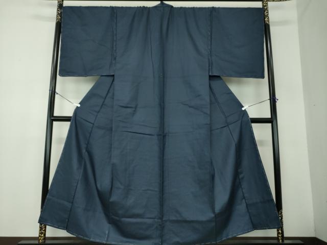 平和屋着物●男性　紬　アンサンブル　キングサイズ　長羽織　100亀甲　総詰め　正絹　逸品　未使用　DABA1874ps_1