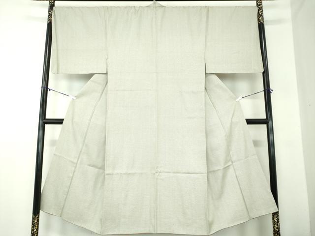 平和屋着物●男性　紬　アンサンブル　キングサイズ　羽裏・鳥獣戯画　120亀甲　総詰め　正絹　逸品　DABA1877ps_1