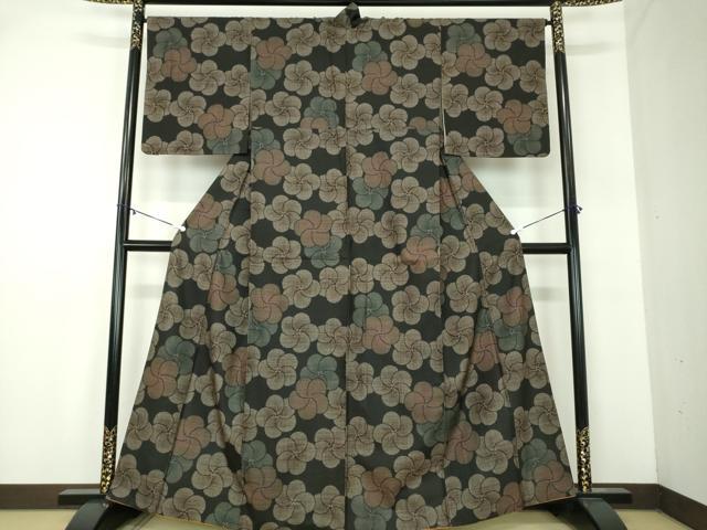 平和屋着物●本場大島紬　9マルキ　捻梅　正絹　逸品　DABA1958ps 25,974円