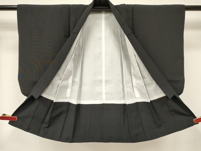 平和屋着物[]七五三　男の子　着物・黒紋付羽織・長襦袢(単衣)・行灯袴・小物セット　箱付き　DABA3555ma_2