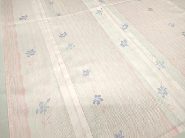 平和屋着物＊夏物　小紋　絽　花間道　洗える着物　DABA4507az_3