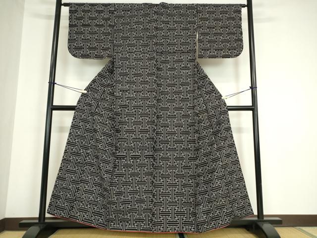 平和屋着物●久留米絣　秋名バラ柄　綿　逸品　DABA4911az 平和屋着物○久留米絣 秋名バラ柄 綿 逸品 DABA4911azの通販はau PAY