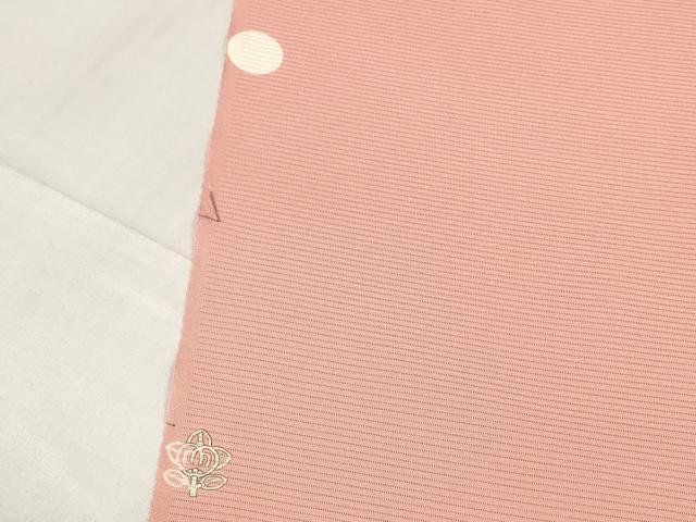 平和屋着物＊夏物 色無地 反物 着尺 駒絽 堅牢染 ときがら茶色 逸品 未