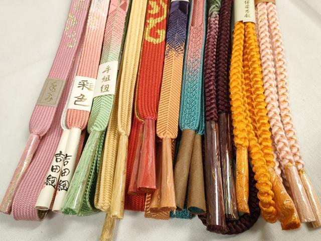 平和屋着物○和装小物 帯締め10本セット 美保姿本舗 手組紐 組紐 吉田