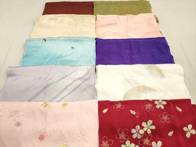 平和屋着物★和装小物　帯揚げ10枚セット　正絹　逸品　DABA8128xg