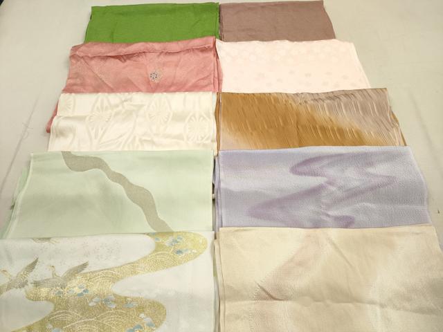 平和屋着物★和装小物　帯揚げ10枚セット　丹後ちりめん　正絹　逸品　DABA8246xg