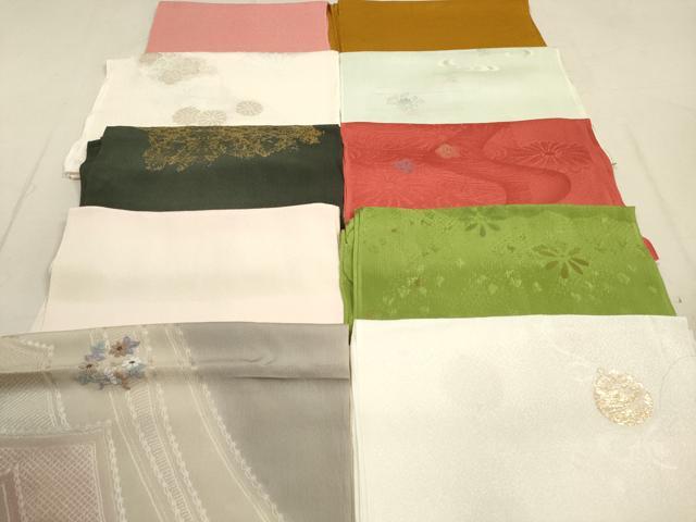 平和屋着物★和装小物　帯揚げ10枚セット　丹後ちりめん　正絹　逸品　DABA8267xg
