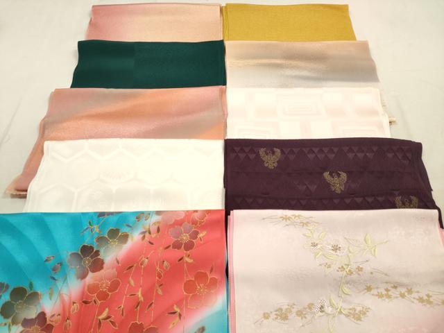 平和屋着物☆和装小物 帯揚げ10枚セット 正絹 逸品 DABA8303xgの通販は