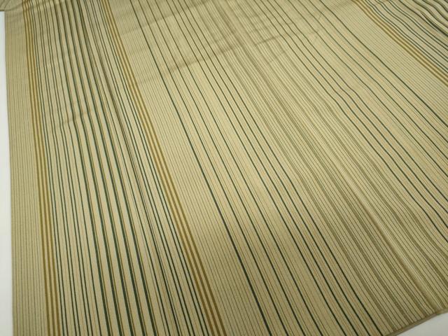 平和屋着物●上質な小紋　縞　正絹　逸品　DABB0062ud_3