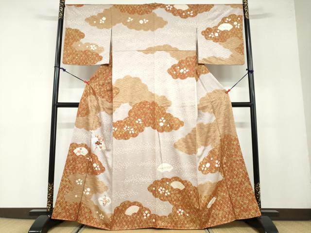 絞り おぼろ 相良刺繍 正絹振袖 京かんざし☆h-36☆作家物 逸品 訪問着