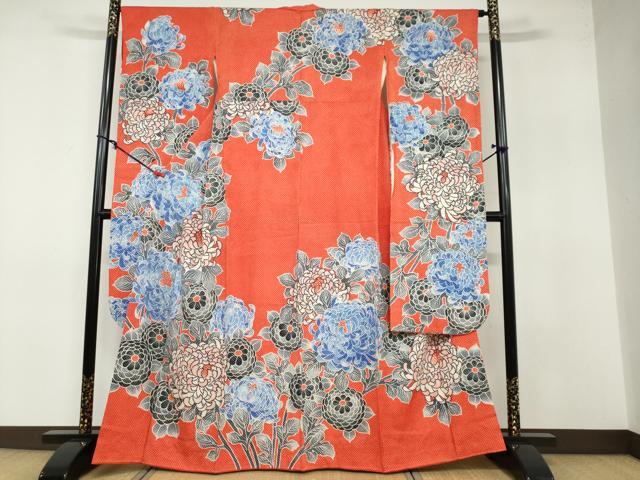 平和屋着物○名門 藤娘きぬたや・総絞り 振袖 乱菊 正絹 逸品