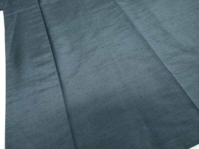 平和屋着物●男性　紬　アンサンブル　長羽織　百入茶色　正絹　逸品　DABB0322ud_3