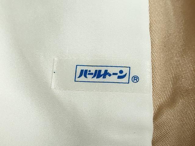 平和屋着物●訪問着　駒刺繍　草花文　金彩　背抜き仕立て　正絹　逸品　DABB0342ud_8