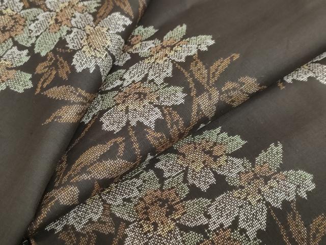 平和屋着物●本場大島紬　9マルキ　草花文　正絹　逸品　DABB0400ud 18,221円