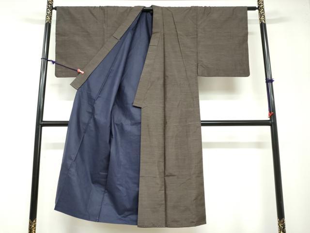 平和屋着物●男性　本場大島紬　アンサンブル　100亀甲　総詰め　証紙付き　正絹　逸品　DABB0425ud_2