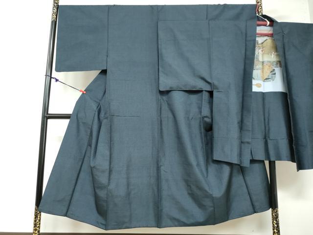 平和屋着物●男性　本場大島紬　アンサンブル　100亀甲　総詰め　正絹　逸品　DABB0427ud