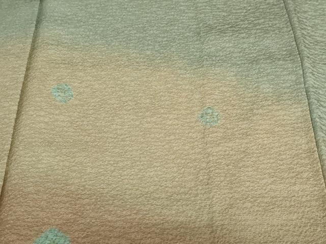 平和屋着物●訪問着　作家物　絞り　花霞文　暈し染め　金彩　正絹　逸品　DABB0655ud_5