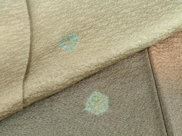 平和屋着物●訪問着　作家物　絞り　花霞文　暈し染め　金彩　正絹　逸品　DABB0655ud_6