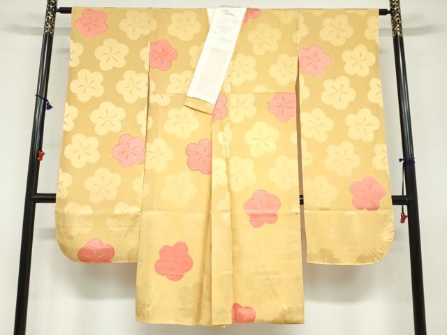 平和屋着物●振袖用長襦袢　袷　舞桜文　半衿刺繍　正絹　逸品　DABB0665ud 10,338円