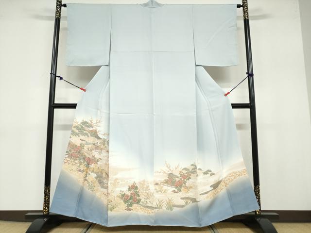 平和屋着物●豪華色留袖　寿光織　栄華春秋園　暈し染め　金糸　正絹　逸品　DABB0667ud 18,720円