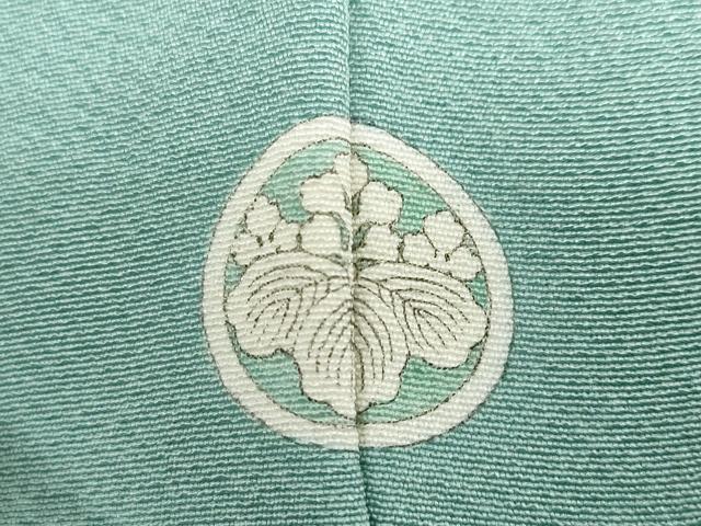 平和屋着物●上質な色無地　青竹色　正絹　逸品　DABB0697ud 平和屋着物○上質な色無地 青竹色 正絹 逸品 DABB0697udの通販はau PAY