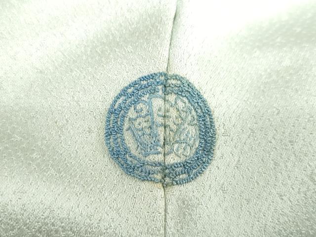 平和屋着物●人間国宝　福田喜三郎　訪問着　刺繍　笹文　暈し染め　金彩　正絹　逸品　DABB0726ud_10