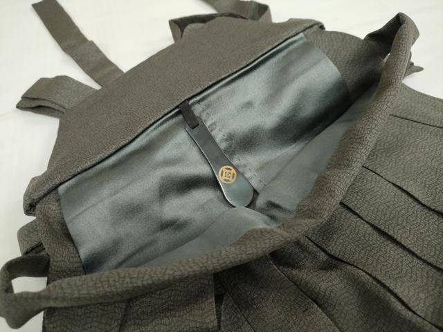 平和屋着物●男性　馬乗り袴　霞文　正絹　逸品　DABB0982ud 平和屋着物○男性 馬乗り袴 霞文 正絹 逸品 DABB0982ud