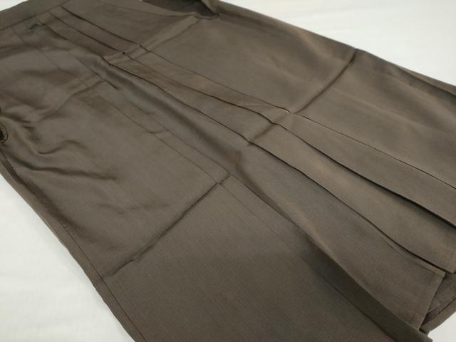 平和屋着物●男性　馬乗り袴　変わり縞　正絹　逸品　DABB0985ud 33,800円