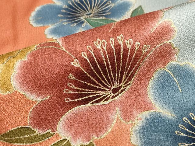 平和屋着物●豪華振袖　駒刺繍　花蝶文　金彩　正絹　逸品　DABB0996ud_7