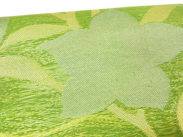 平和屋着物＊夏物　織物一筋名門　織悦　つけ帯　枝花文　金銀糸　正絹　逸品　DABB3247cm 平和屋着物＊夏物 織物一筋名門 織悦 つけ帯 枝花文 金銀糸 正絹 逸品