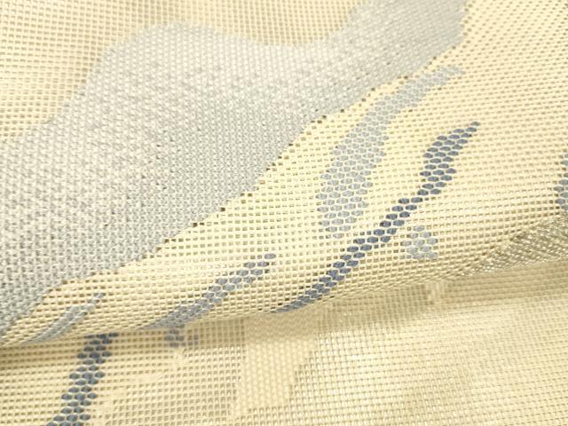 平和屋着物＊夏物　太鼓柄　本袋帯　流水文　銀糸　正絹　逸品　DABB3251cm 平和屋着物＊夏物 太鼓柄 本袋帯 流水文 銀糸 正絹 逸品 DABB3251cmの